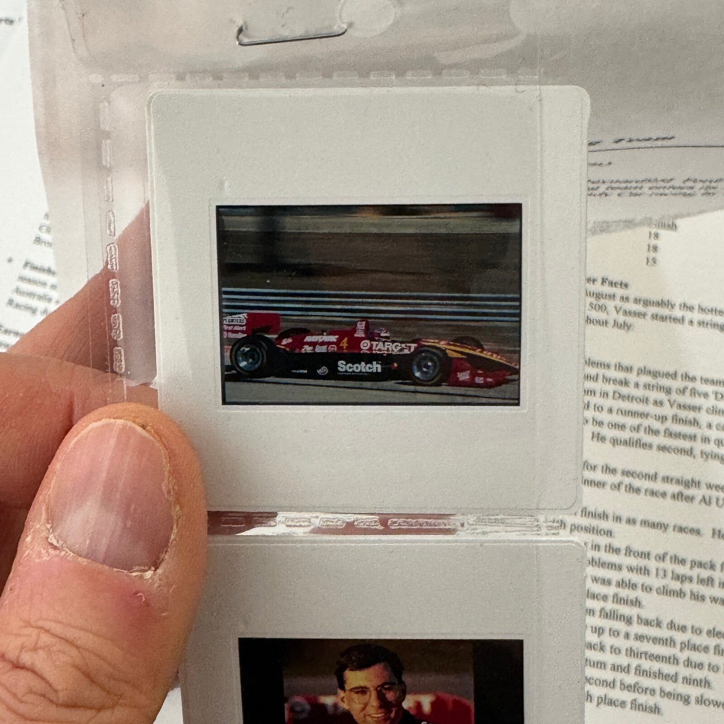 1995 Target Chip Ganassi Racing Press KIt Photo Bryan Herta Jimmy Vasser