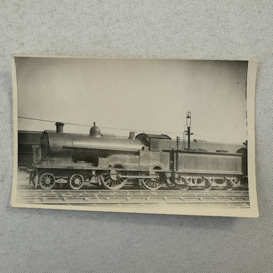 Vintage Train Locomotive Photo Photograph Railroad Railway Rail