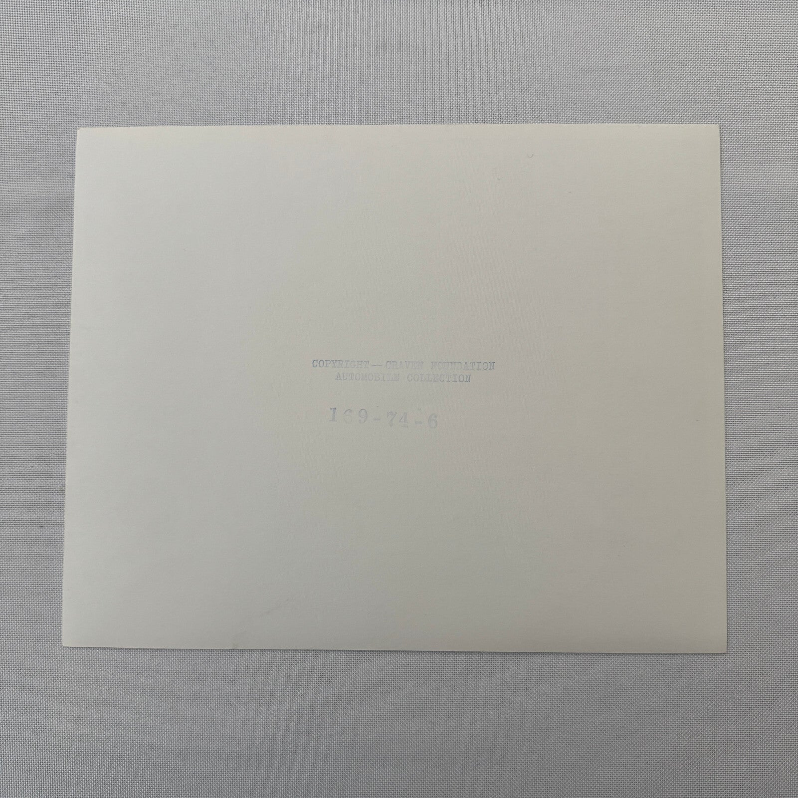 1921 Marmon Speedster Car Photo Photograph Print Craven Foundation Collection