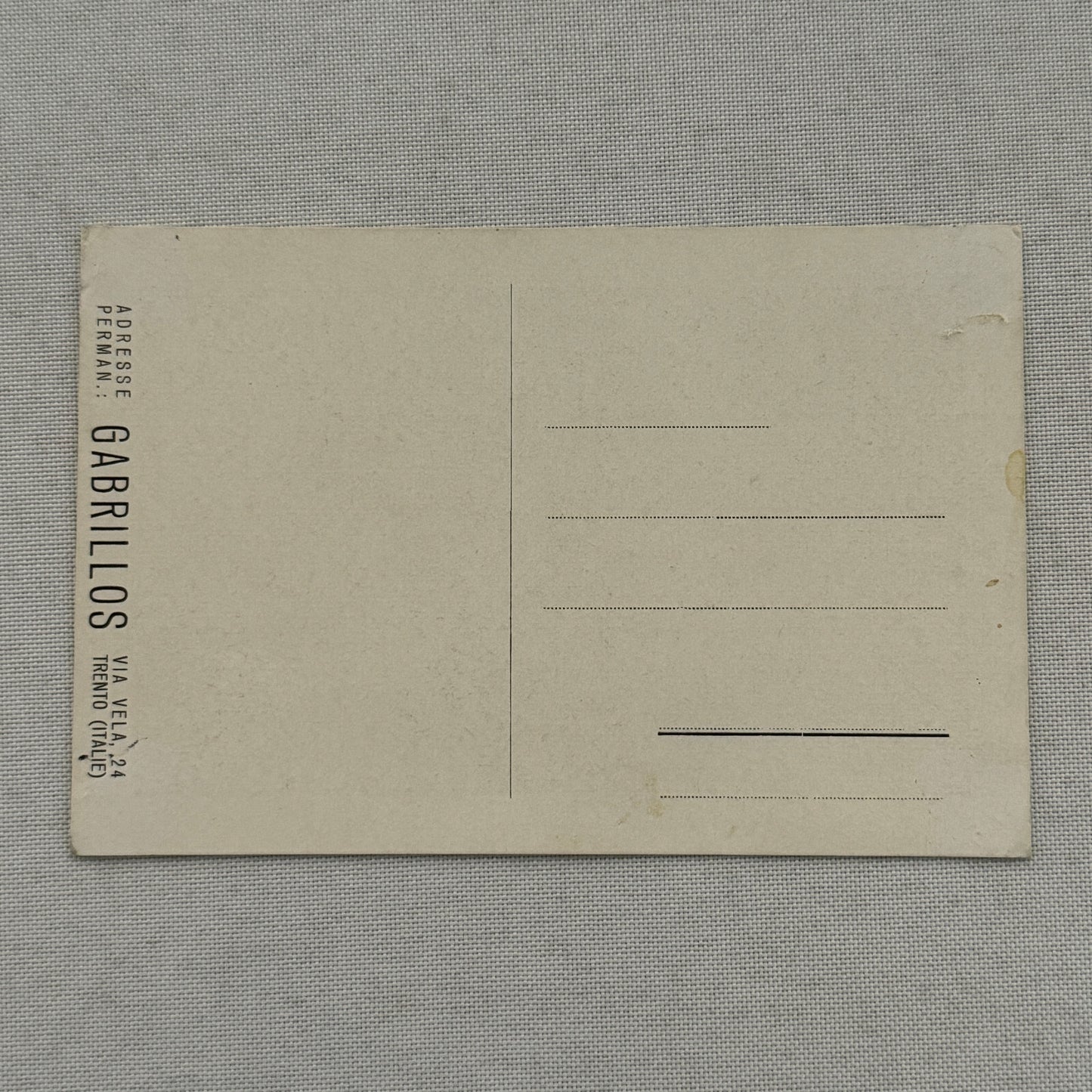 Vintage Circus Acrobat Balancing Act Postcard Post Card Les Gabrillos