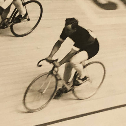 1934 Press Photo Bicycle Racing Olympia Bike Race LNA Photograph