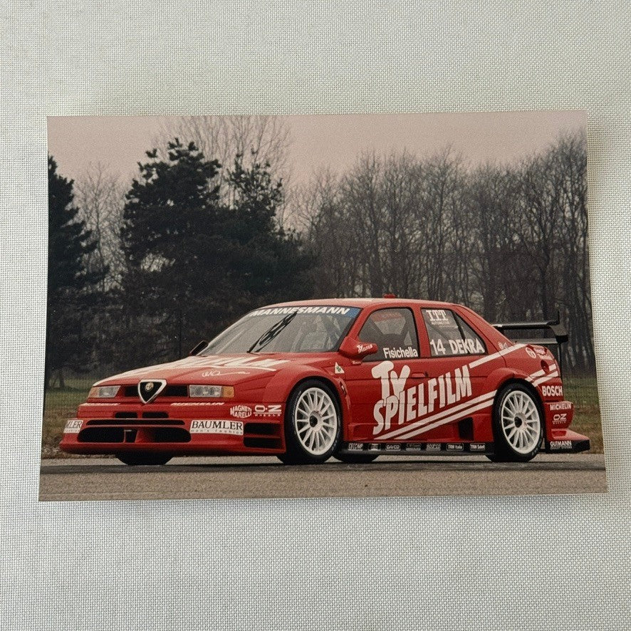 1996 Alfa Romeo 155 V6 ITC Racing Press Kit Brochure Photos Martini FRENCH