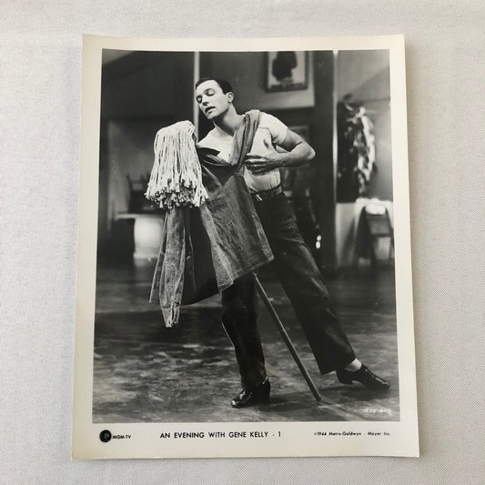 An Evening with Gene Kelly Vintage Press Photo Photograph Print Actor