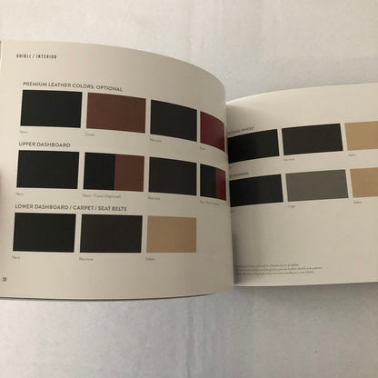 2014 2015 Maserati Ghibli Sales Brochure Catalog Ghibli S Q4