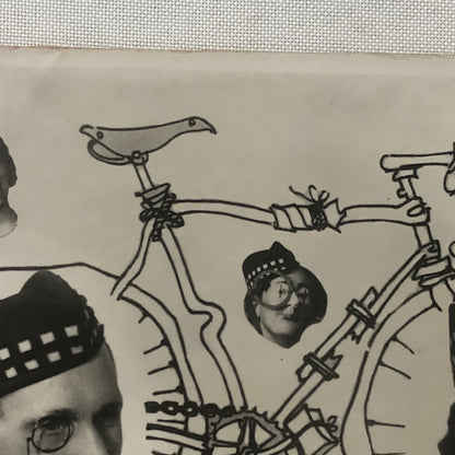 Circus Performer Bicycle Act Photo Photograph Vintage Oldemira Facchini