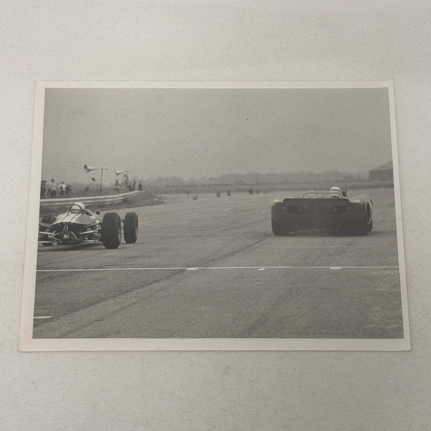 Vintage Racing Photo Brian Redman Lola T70 Tony Dean Lotus Motorsport Photograph