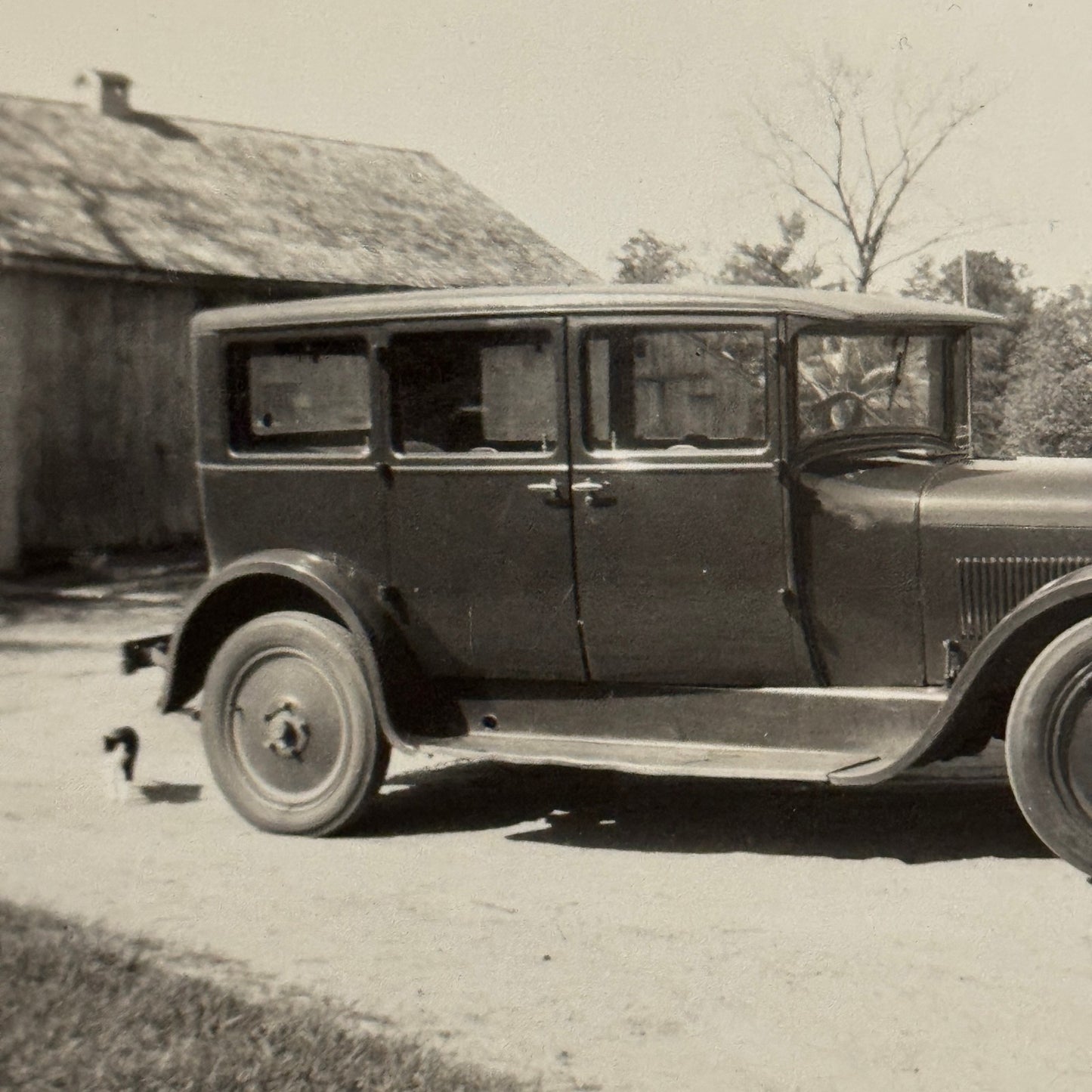 Vintage Automobile Photo Photograph Print Snapshot Car Lot 2x