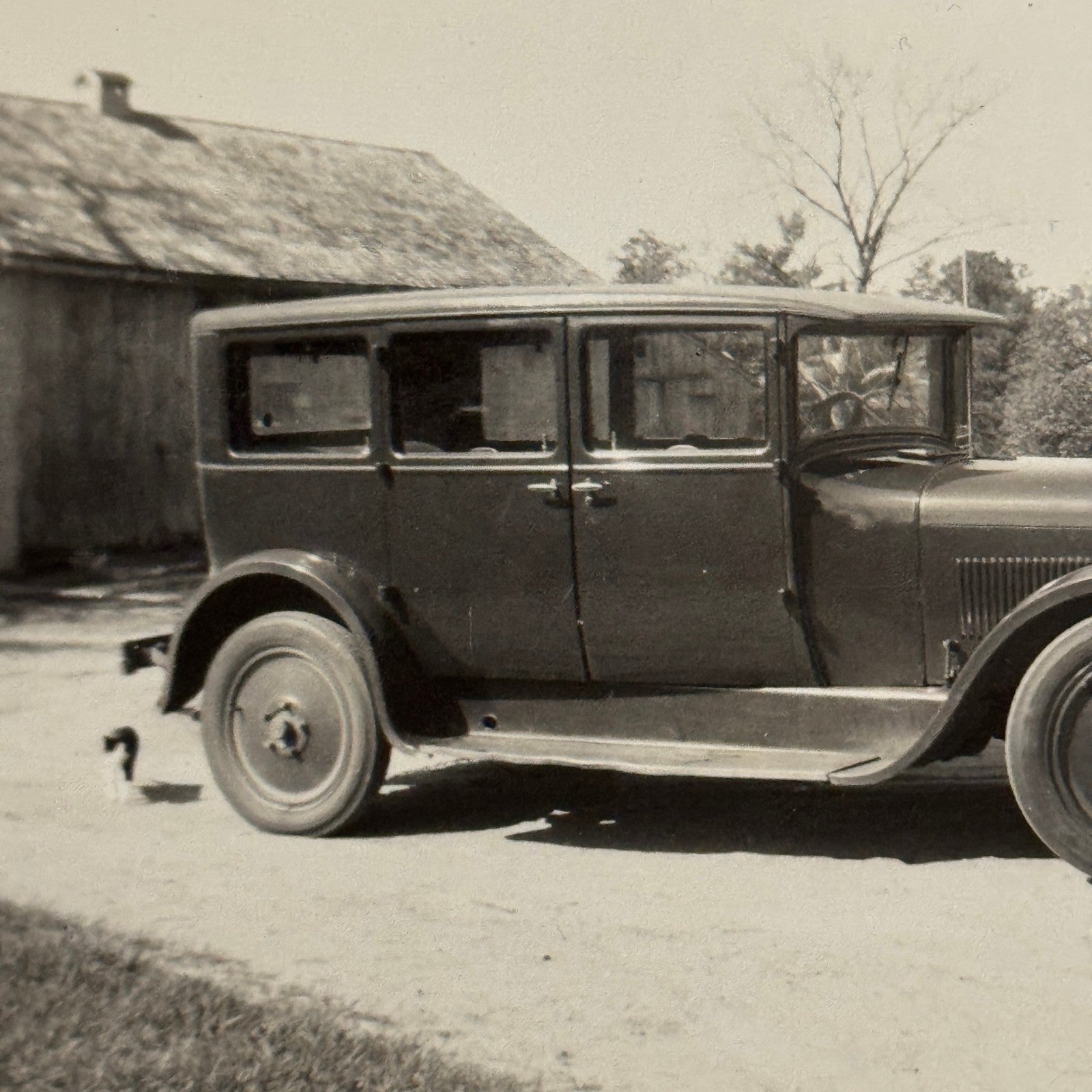 Vintage Automobile Photo Photograph Print Snapshot Car Lot 2x