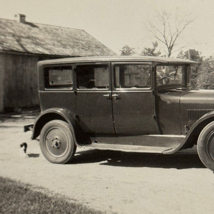 Vintage Automobile Photo Photograph Print Snapshot Car Lot 2x