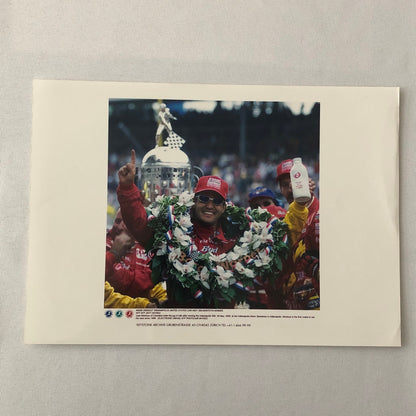 Vintage Indy Indianapolis Racing Photo Photograph Juan Montoya Win 2000