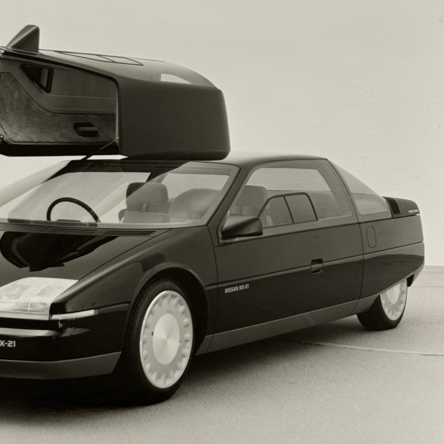 Nissan NX-21 Concept Car Prototype Photo Photograph Lot 2x Nissan NX21 NX 21