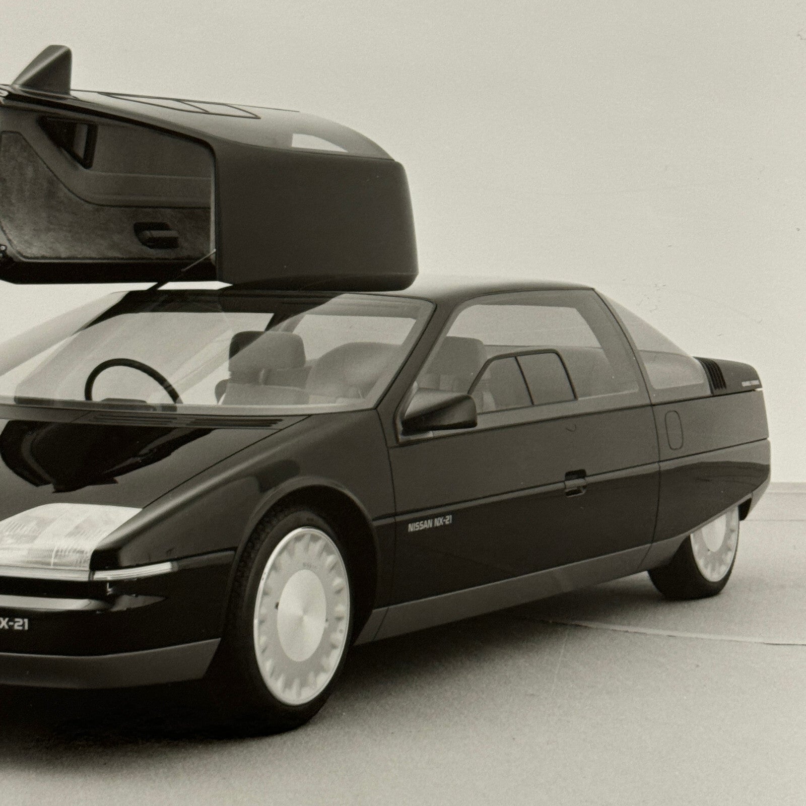Nissan NX-21 Concept Car Prototype Photo Photograph Lot 2x Nissan NX21 NX 21