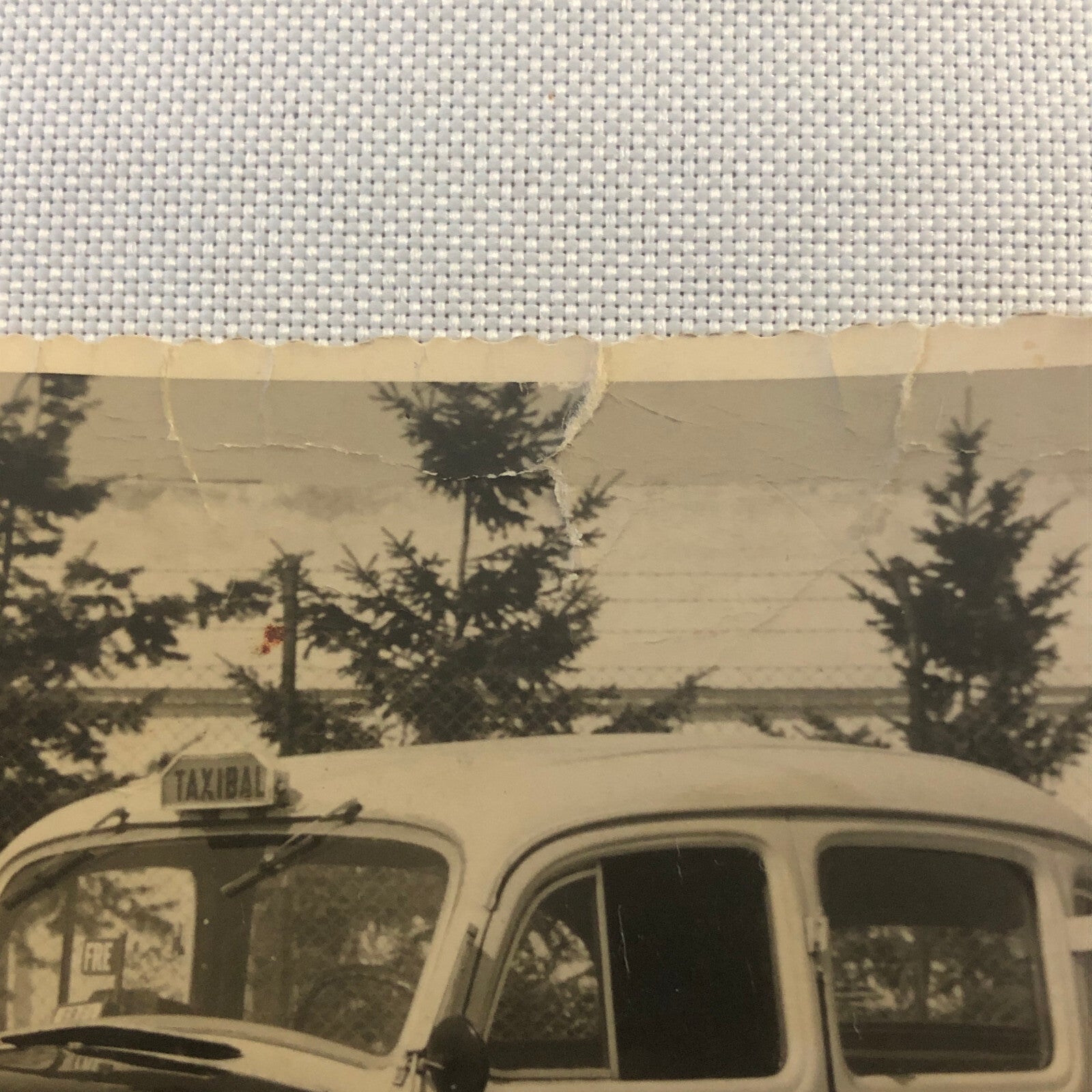 Vintage Photo Photograph Print Taxi Cab Car Automobile Germany - Tag AL22SM1