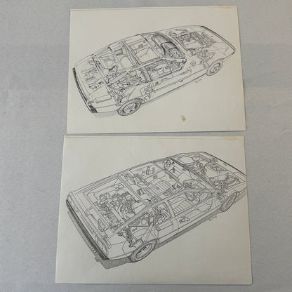 1976 Lotus Car Press Kit Brochure Photo Photograph Lotus Elite Lotus Esprit +