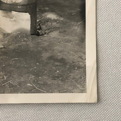 Vintage Press Photo Photograph Print Man Locating Oil using Baguette Toronto