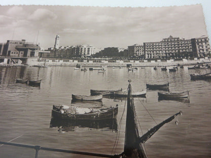 1952 Grand Prix Bari Stamp on Circolo Canottieri Barion Photo Postcard Post Card