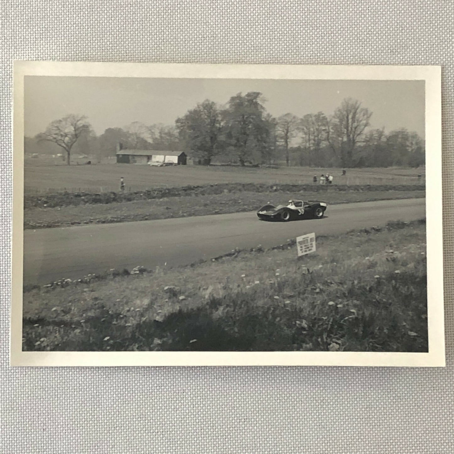 Vintage Racing Car Photo Photograph Print - 1966 McLaren Ford CanAm Can Am 