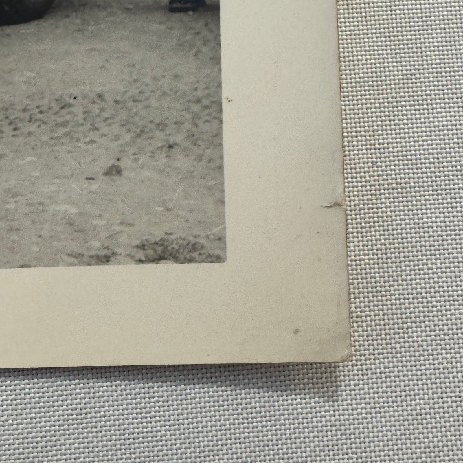 Vintage Wedding Photo Photograph Print European Automobile Car Couple Man Woman