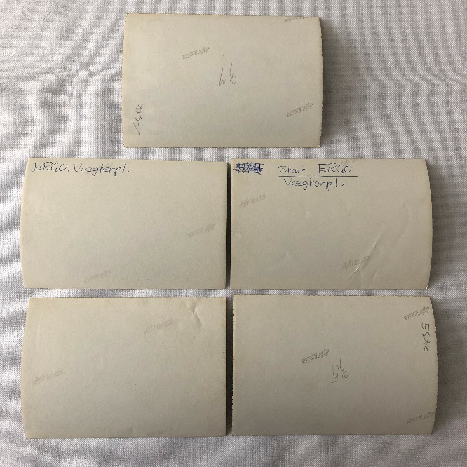 Antique Vintage Factory Company Photo Photograph Lot of 5 - ERGO Trailer Denmark