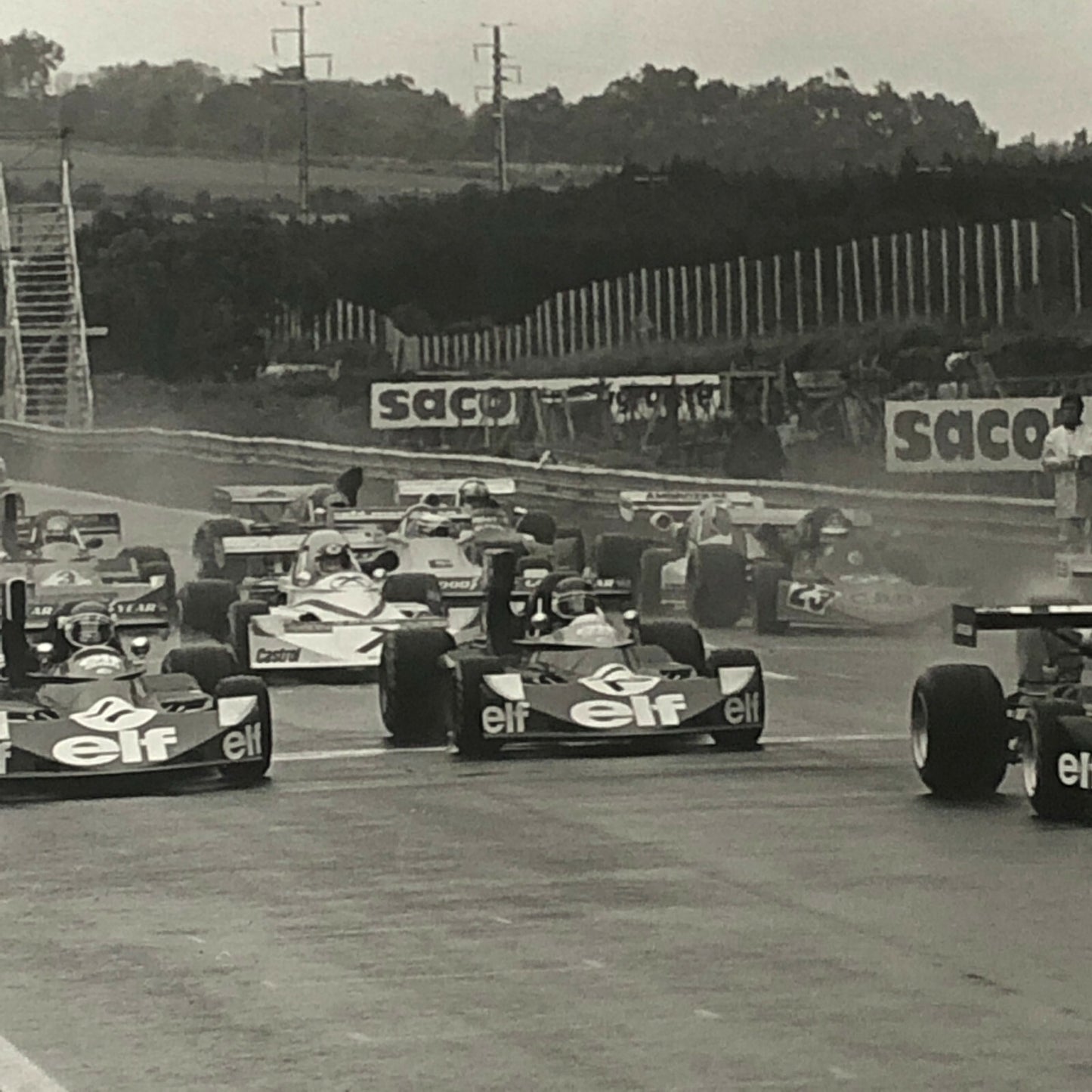 Vintage 1975 Formula 2 F2 Racing Photo Photograph Estoril Grand Prix Cars 