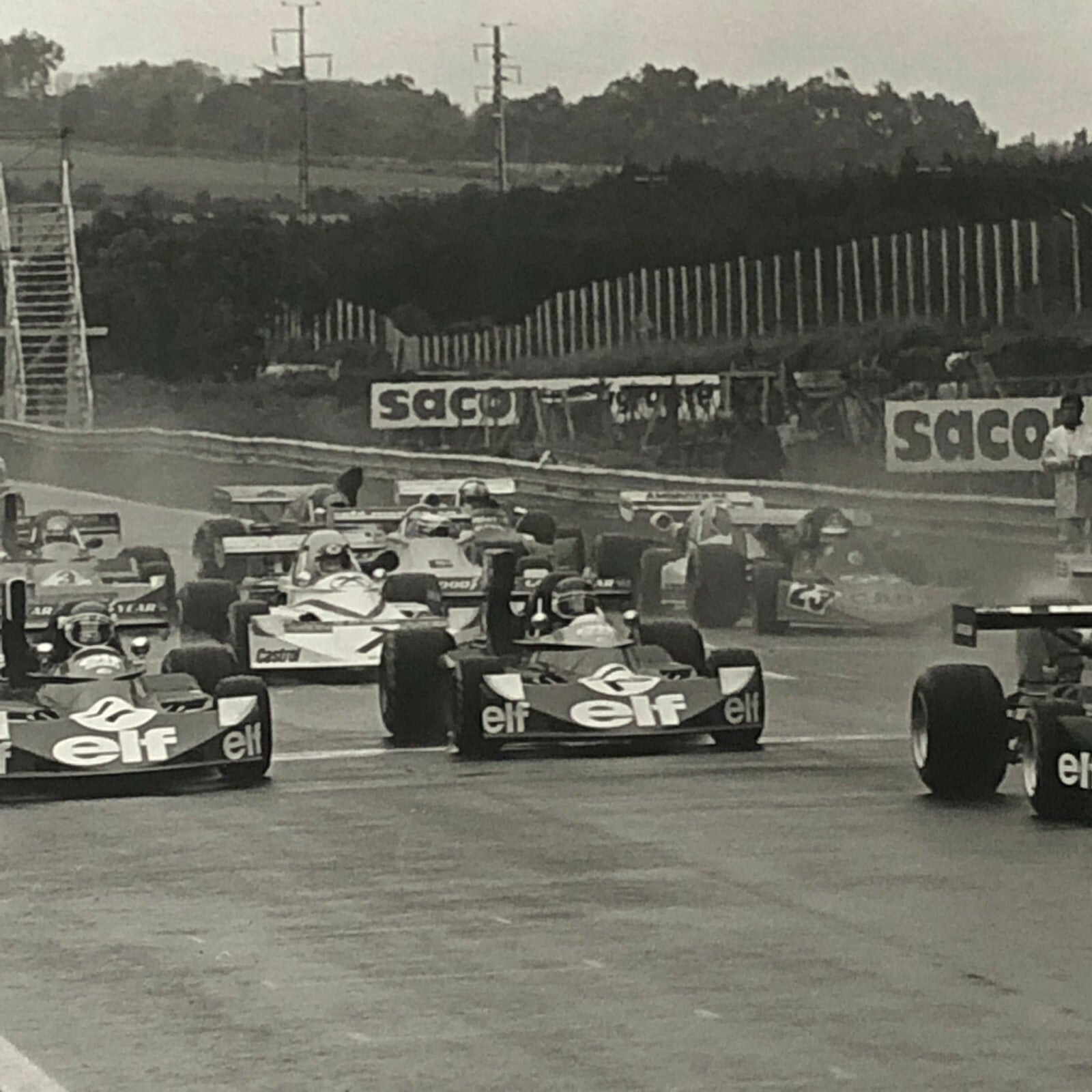 Vintage 1975 Formula 2 F2 Racing Photo Photograph Estoril Grand Prix Cars 