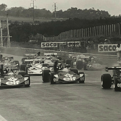 Vintage 1975 Formula 2 F2 Racing Photo Photograph Estoril Grand Prix Cars 