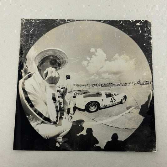 Vintage Racing Photograph Porsche Car Motorsport