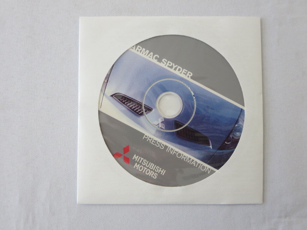 2003 Mitsubishi Tarmac Spyder Press Kit Brochure Catalog