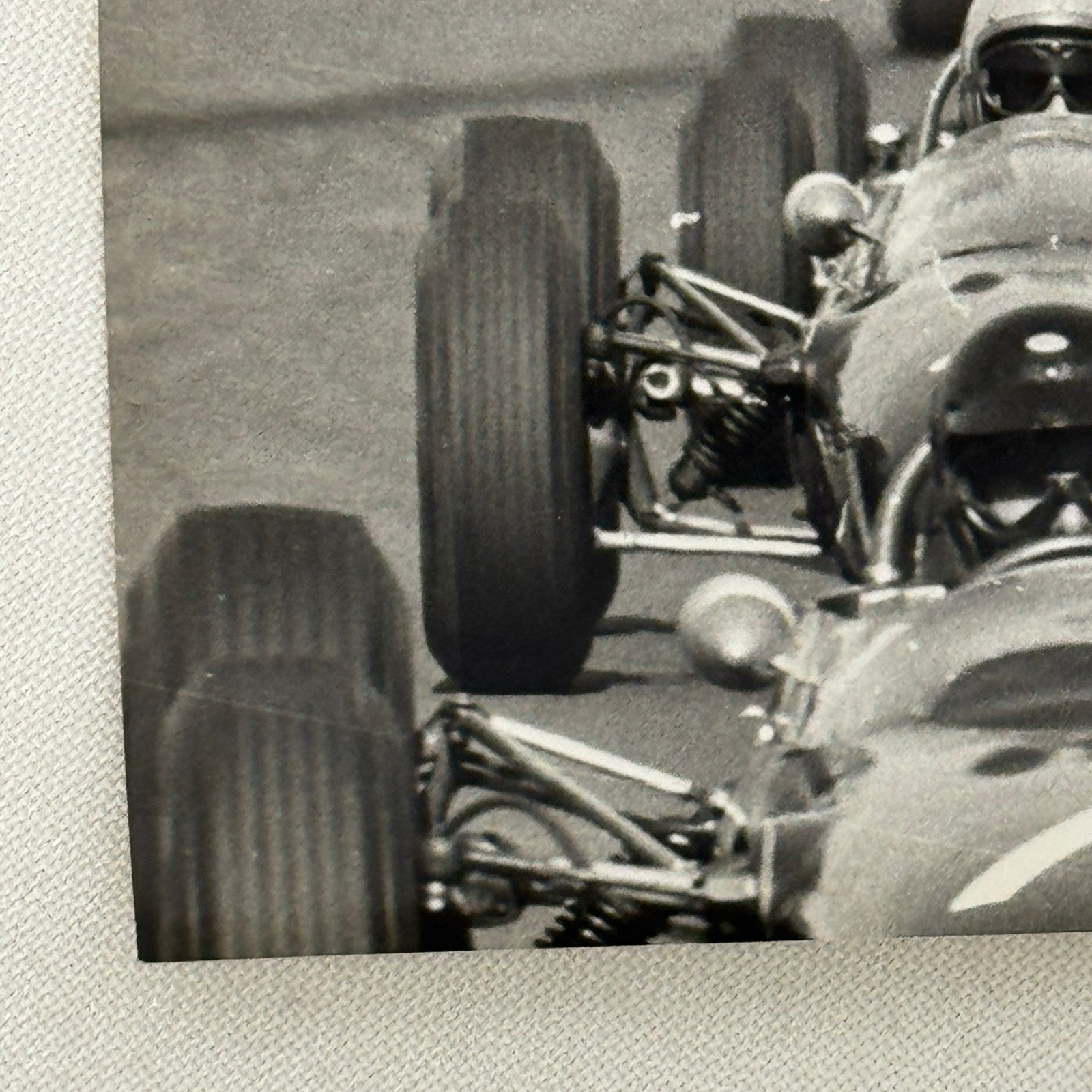 Vintage Racing Photo Photograph Unidentified Cars Lynton Money Print