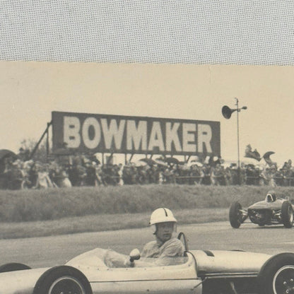 Vintage Racing Photograph Motorsport Magazine Unidentified Driver Print