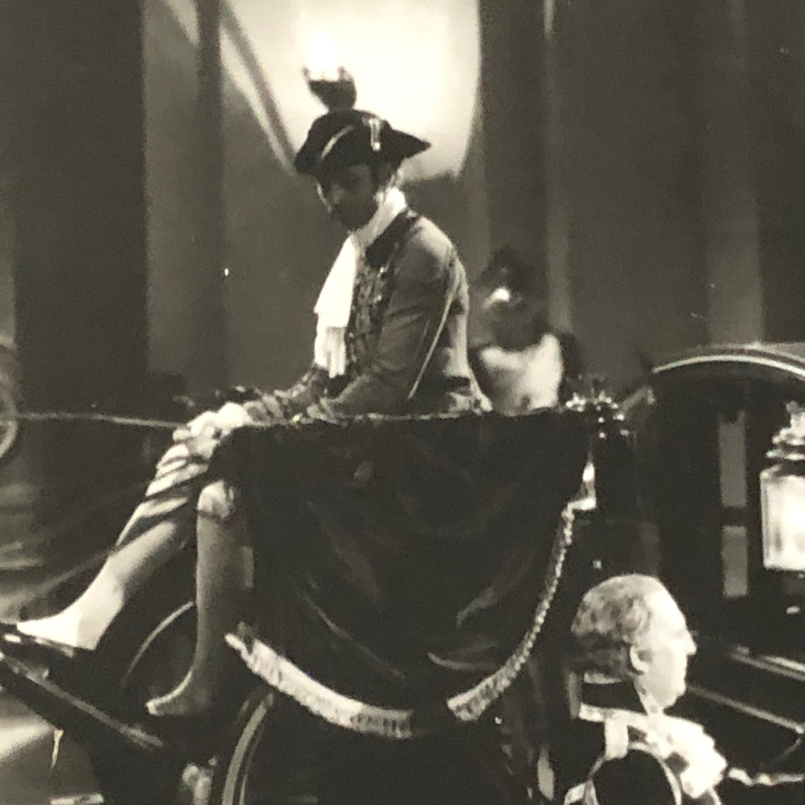 Vintage Movie Still Photo Photograph Print Horse Carriage Actor Actress Unknown