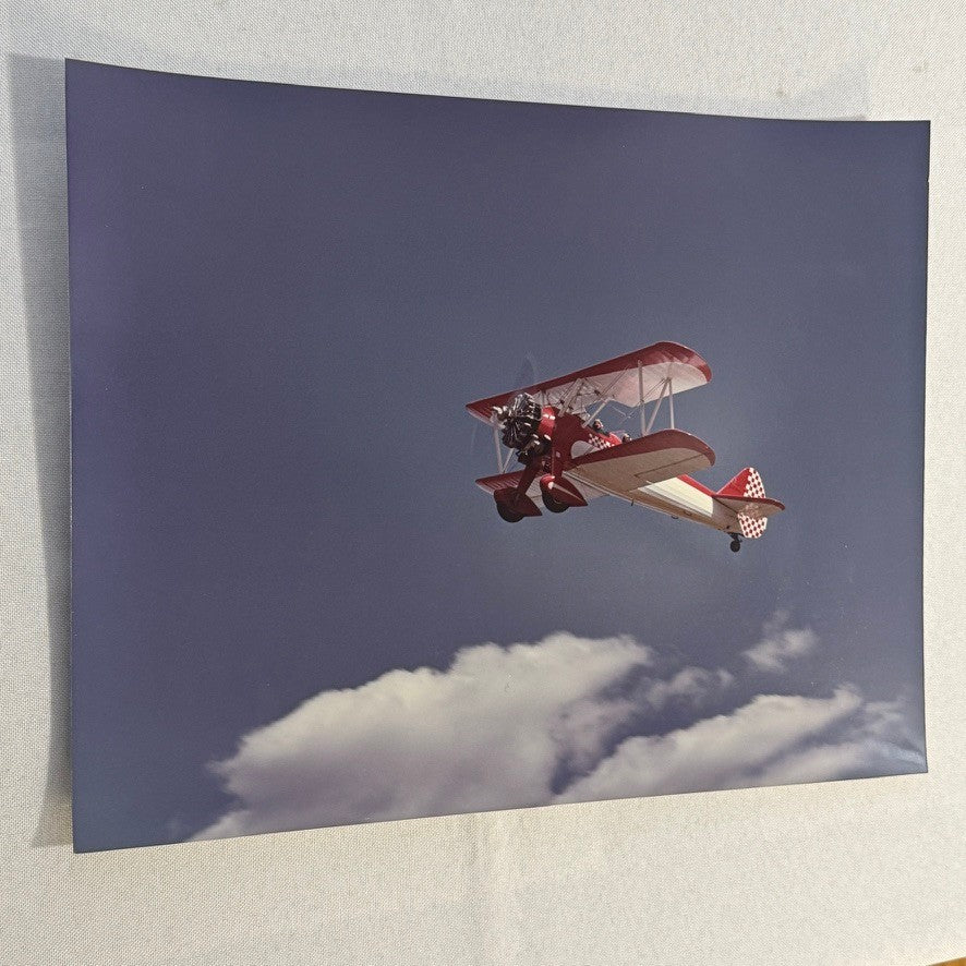 Vintage Aircraft Airshow Photo Large Aviation Photograph Aviation 1970s 1980s
