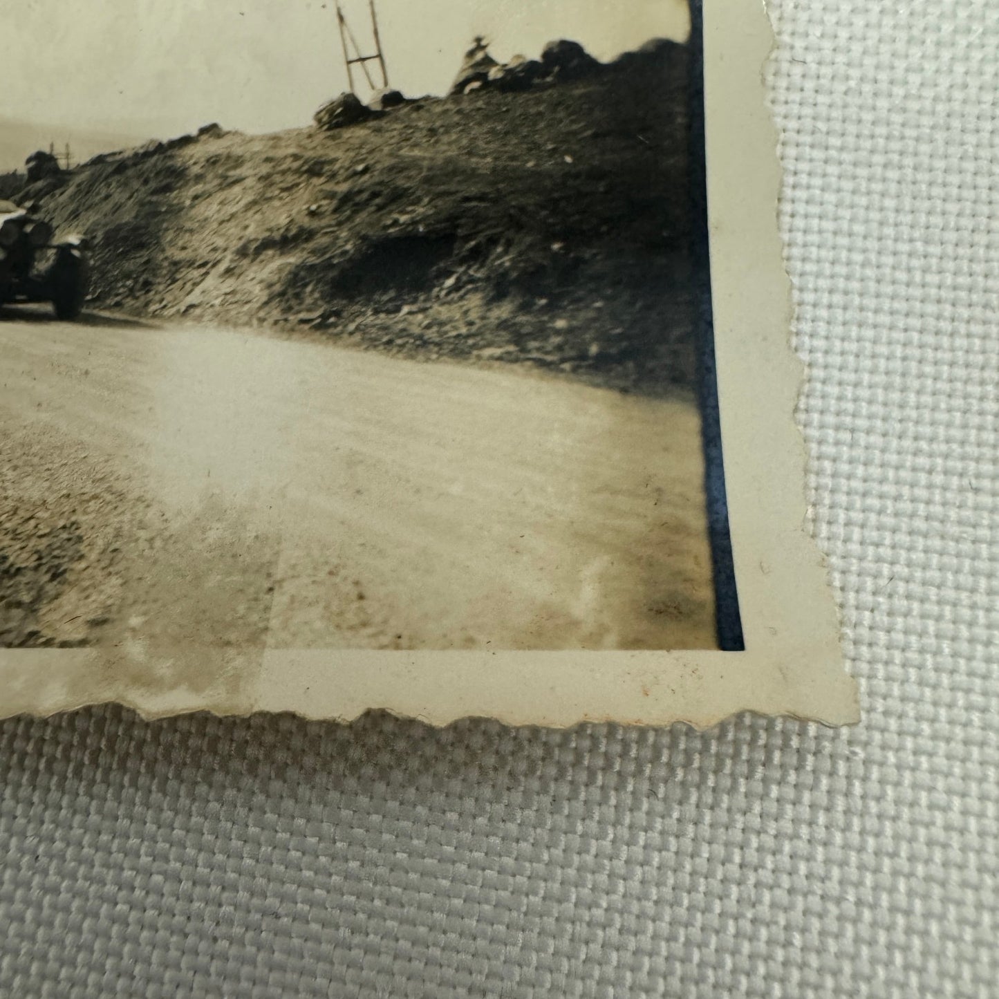 Vintage Racing Car Photo Photograph Early Automobile Motorsport