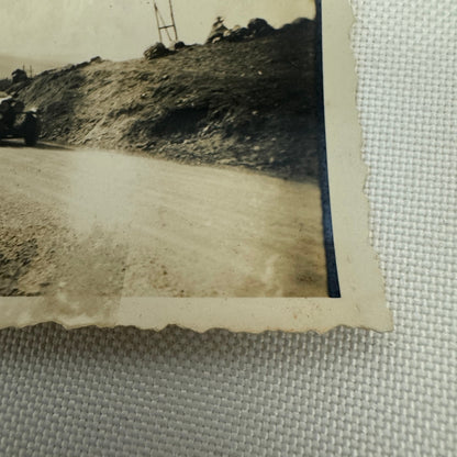 Vintage Racing Car Photo Photograph Early Automobile Motorsport