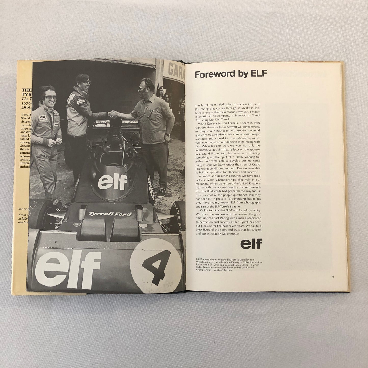 The Grand Prix Tyrrell Jackie Stewart Cars 1970-1973 Book Doug Nye ELF Racing