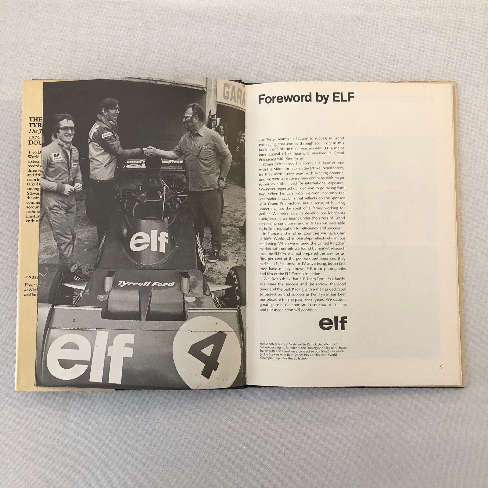 The Grand Prix Tyrrell Jackie Stewart Cars 1970-1973 Book Doug Nye ELF Racing