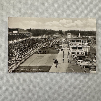 Vintage Nurburgring 1000 KM Race Racing Postcard Post Card