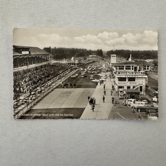 Vintage Nurburgring 1000 KM Race Racing Postcard Post Card