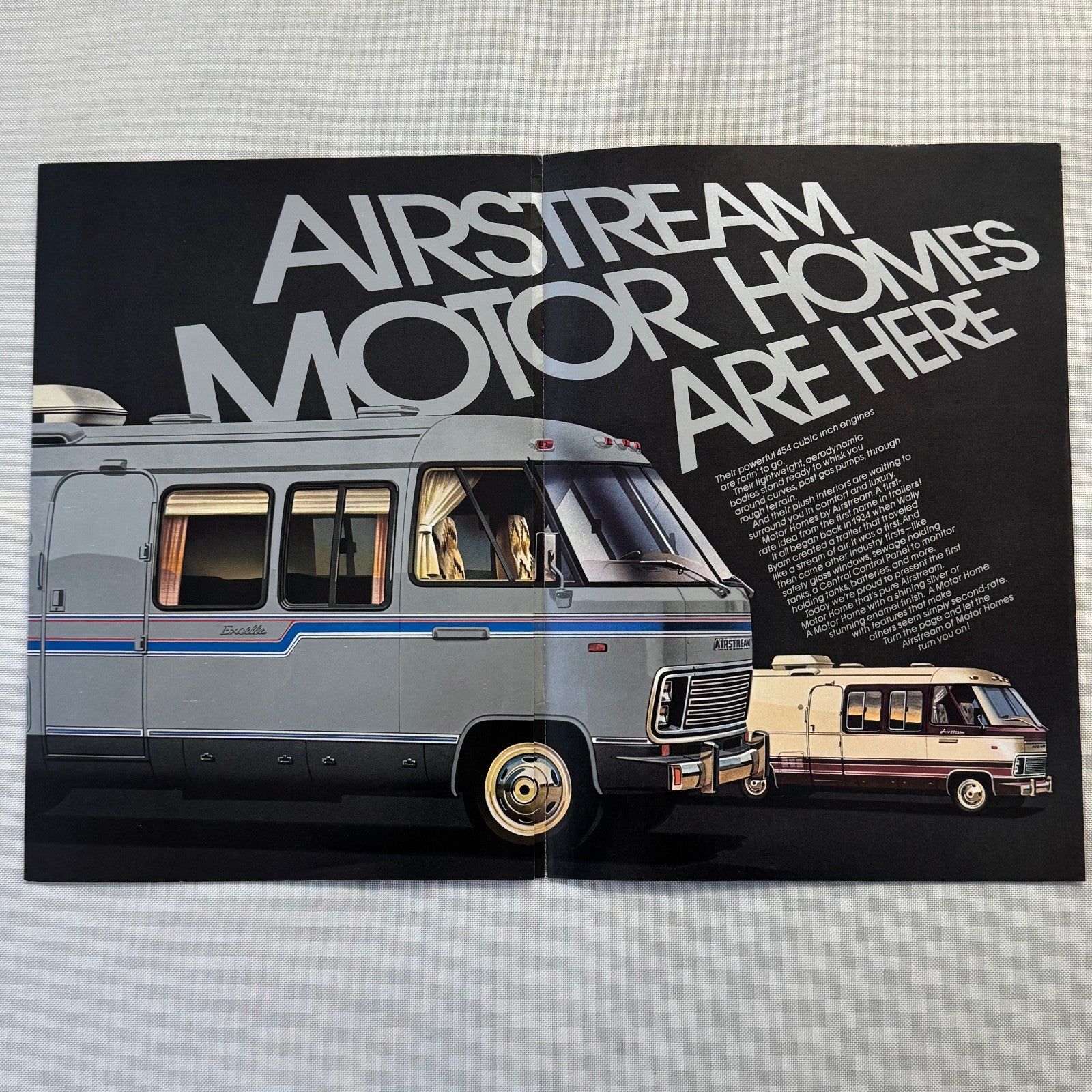 Vintage Airstream Sales Brochure RV Recreational Vehicle Camper