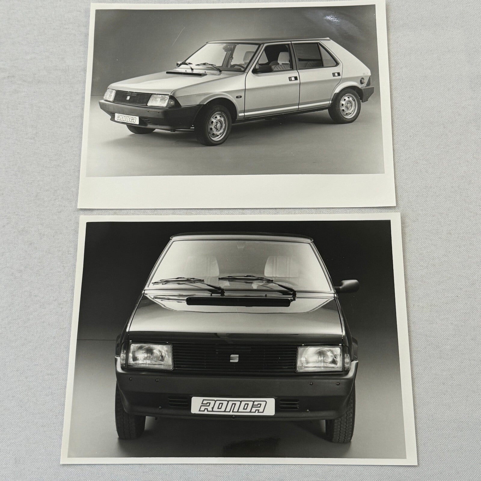Seat Ronda Car Press Kit Brochure Photos 1983 1984 GERMAN Text European
