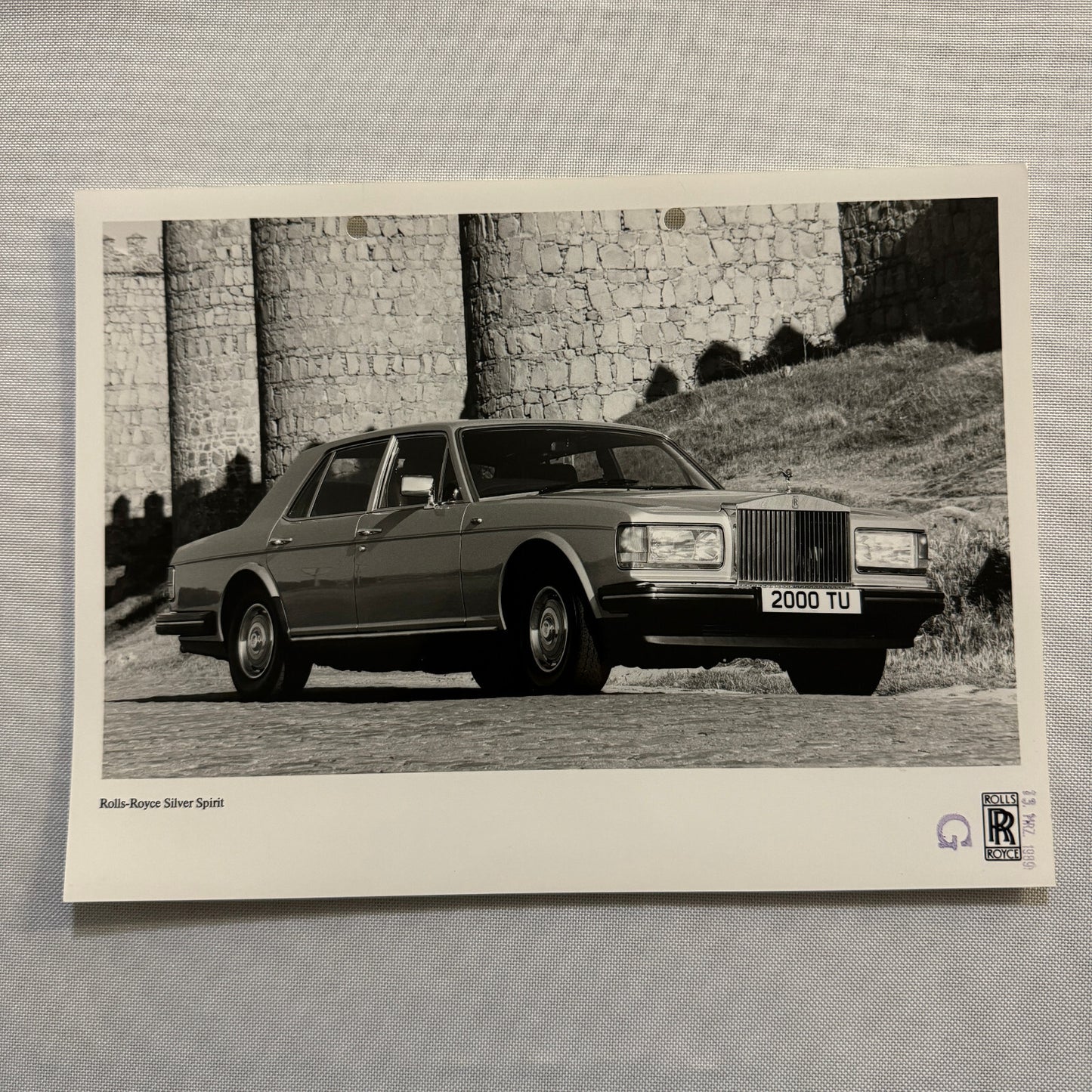 Rolls Royce Silver Spirit Car Factory Press Photo Photograph