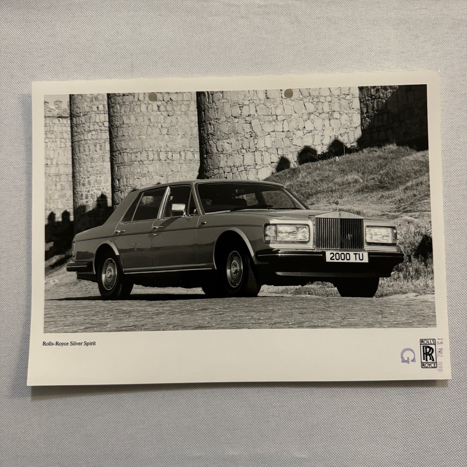Rolls Royce Silver Spirit Car Factory Press Photo Photograph