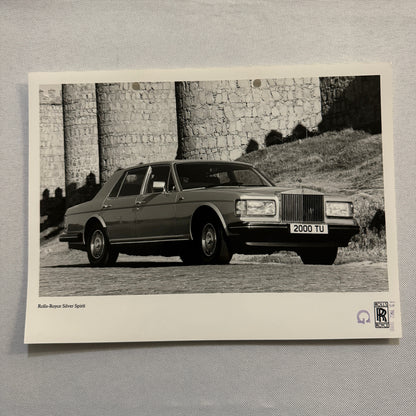 Rolls Royce Silver Spirit Car Factory Press Photo Photograph