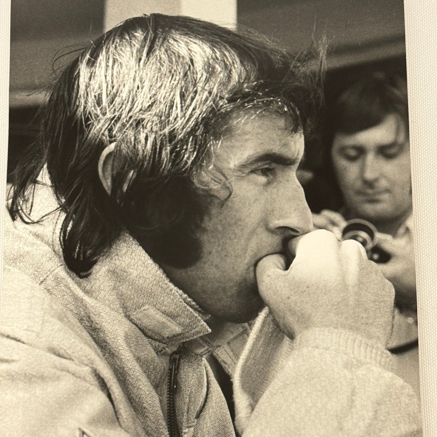 Vintage Racing Photo 1971 German Grand Prix Race Jackie Stewart Motorsport