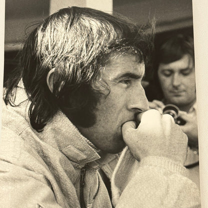 Vintage Racing Photo 1971 German Grand Prix Race Jackie Stewart Motorsport