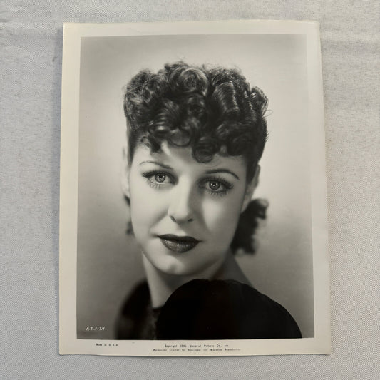 Anne Nagel Press Photo Photograph 1940 Universal Pictures Beautiful Actress