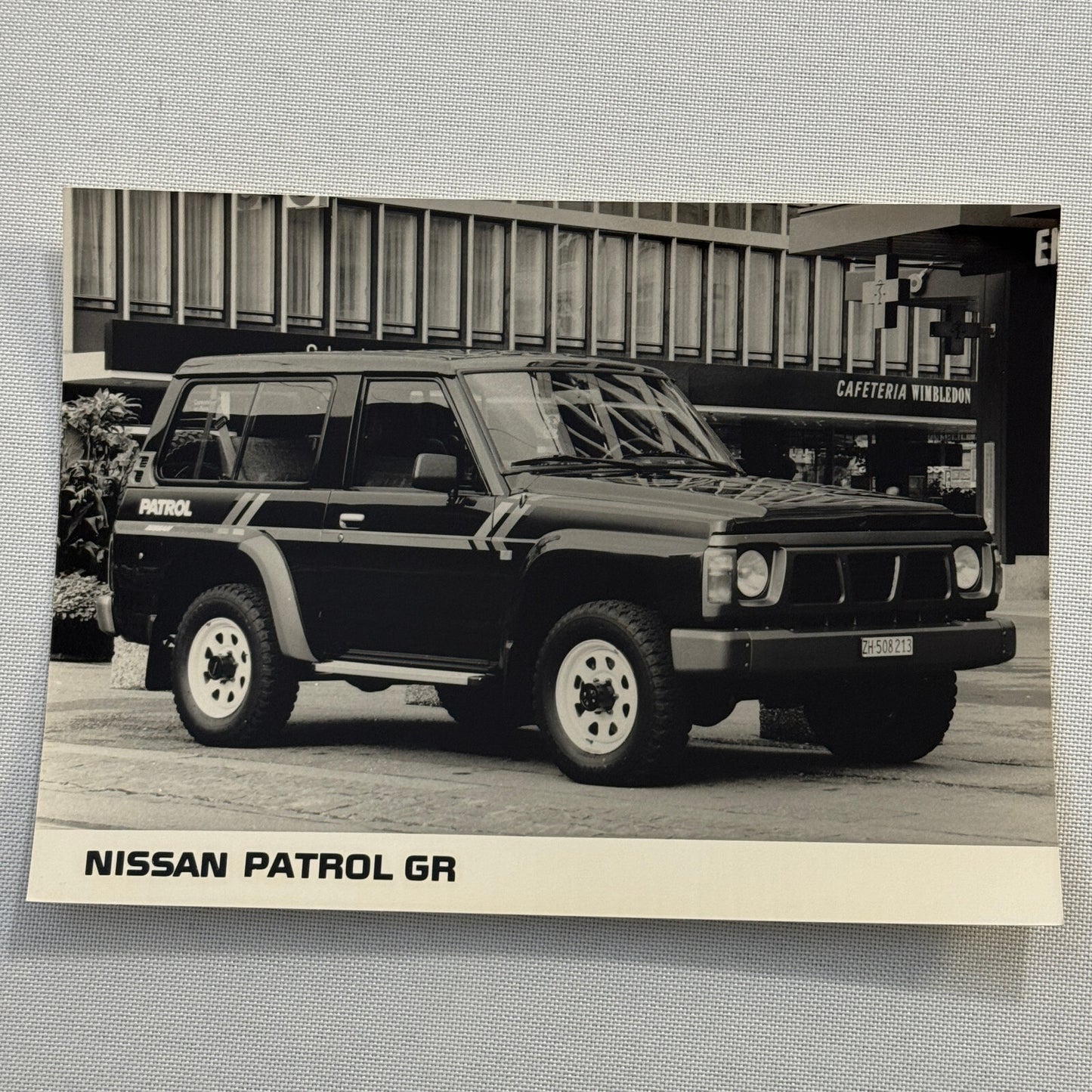 Nissan Patrol GR SUV Photo Press Photograph Print Vintage