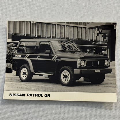 Nissan Patrol GR SUV Photo Press Photograph Print Vintage