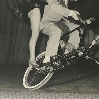 Circus Performer Bicycle Balancing Act 2 Heinkes Vintage Photo Photograph