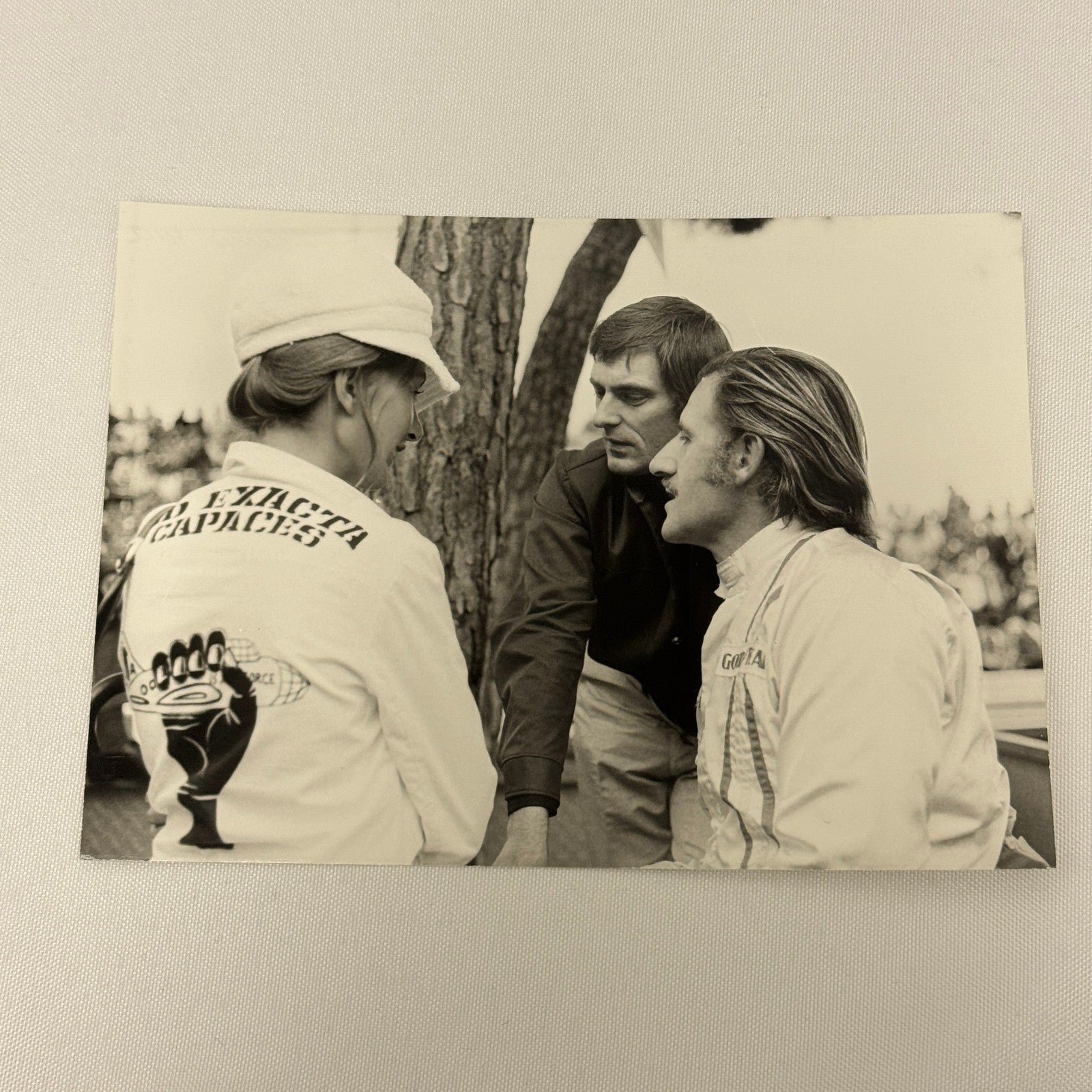 Vintage Racing Photo 1970 Monaco Grand Prix Graham Hill Bernie Ecclestone Rindt